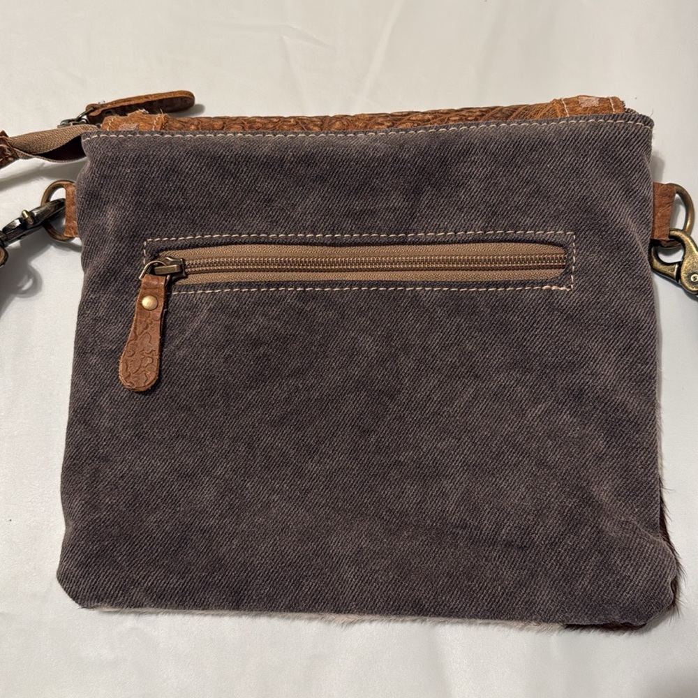 Myra Bag Brown and Black Crossbody Bag - Picture 4 of 11